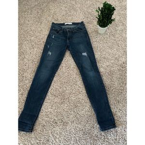 Flying Monkey Mid Rise Skinny Jeans